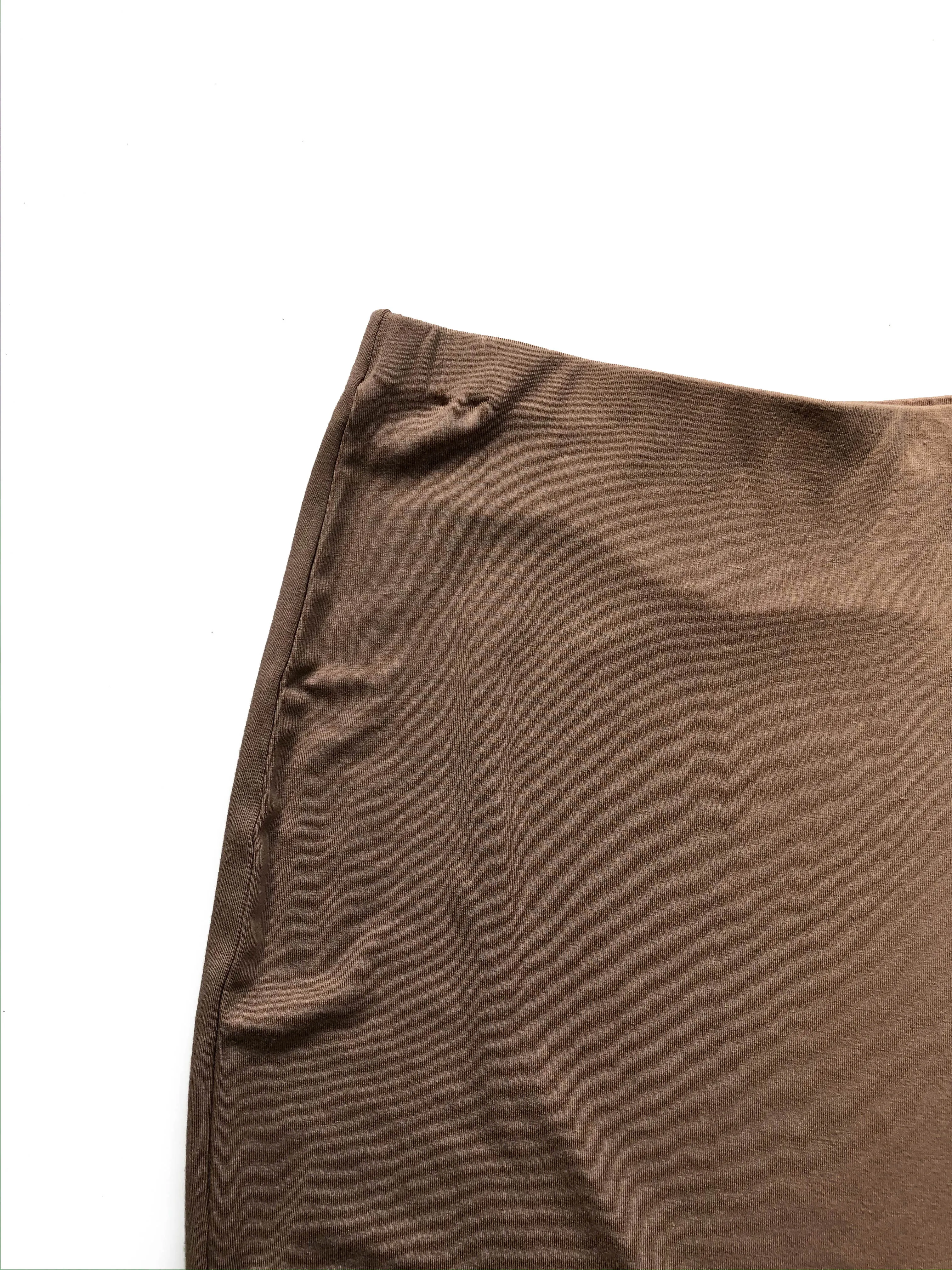 Brinley Bodycon Midi Skirt - Beige