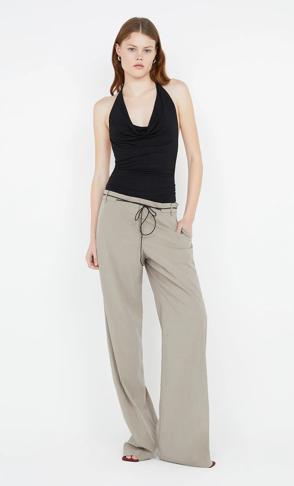 BROOKLYN PANT - TAUPEE