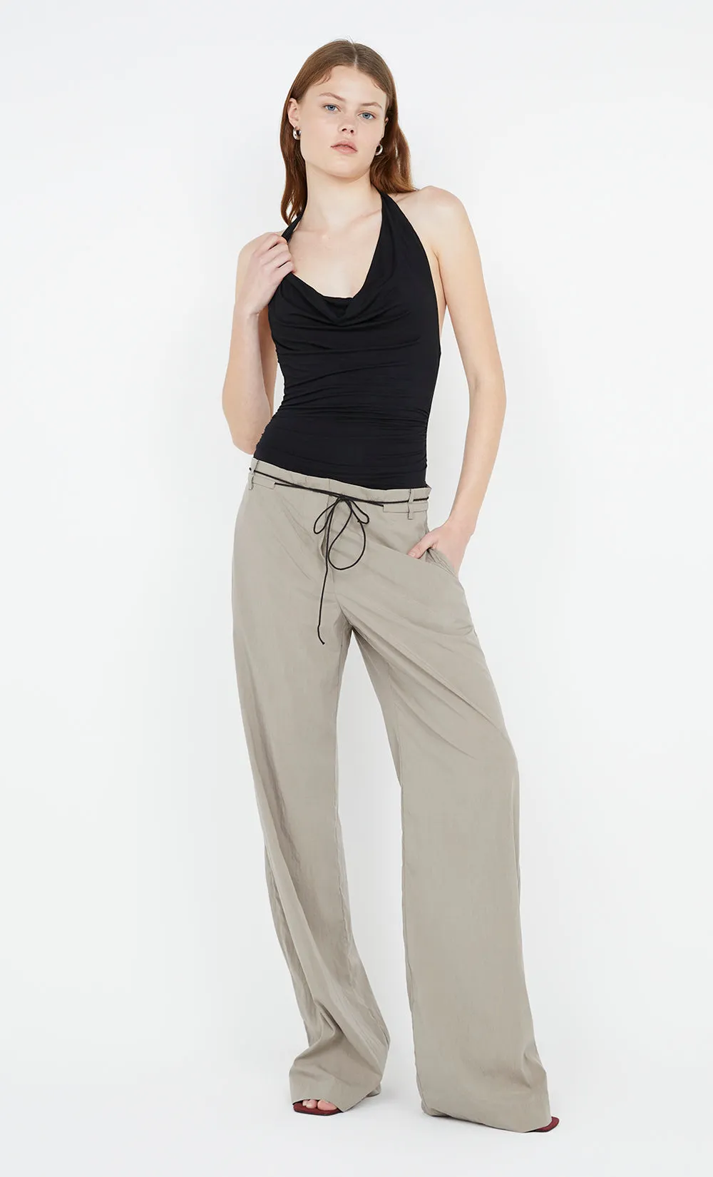 BROOKLYN PANT - TAUPEE