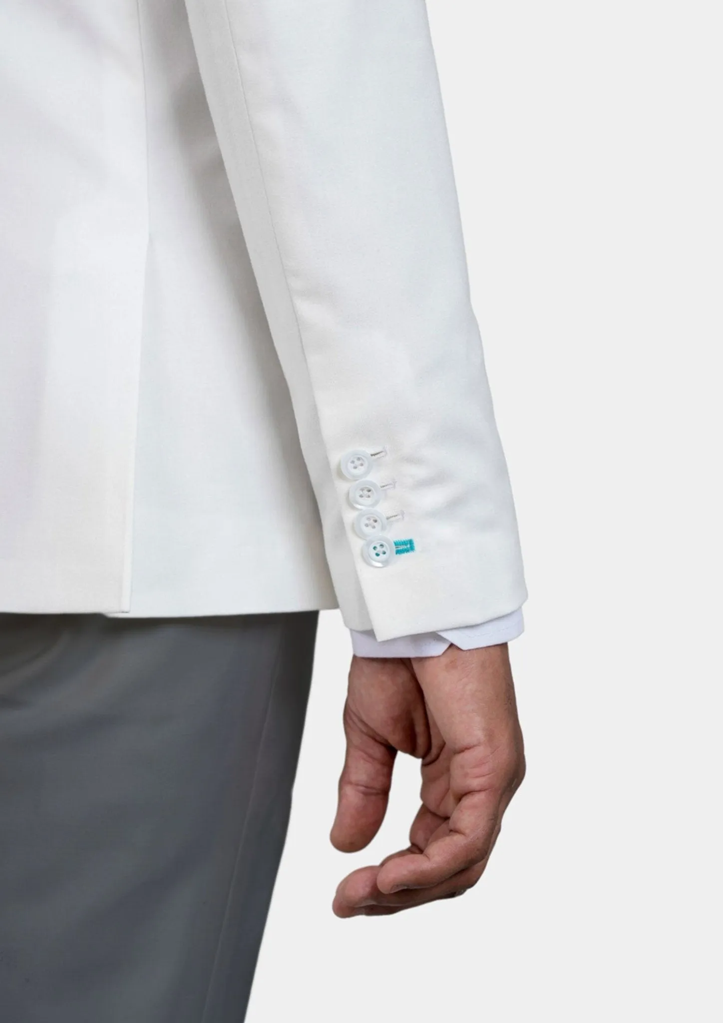 Bryant White Twill Jacket