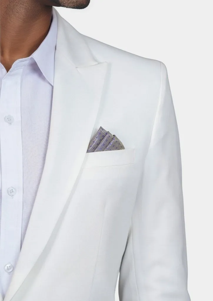 Bryant White Twill Jacket