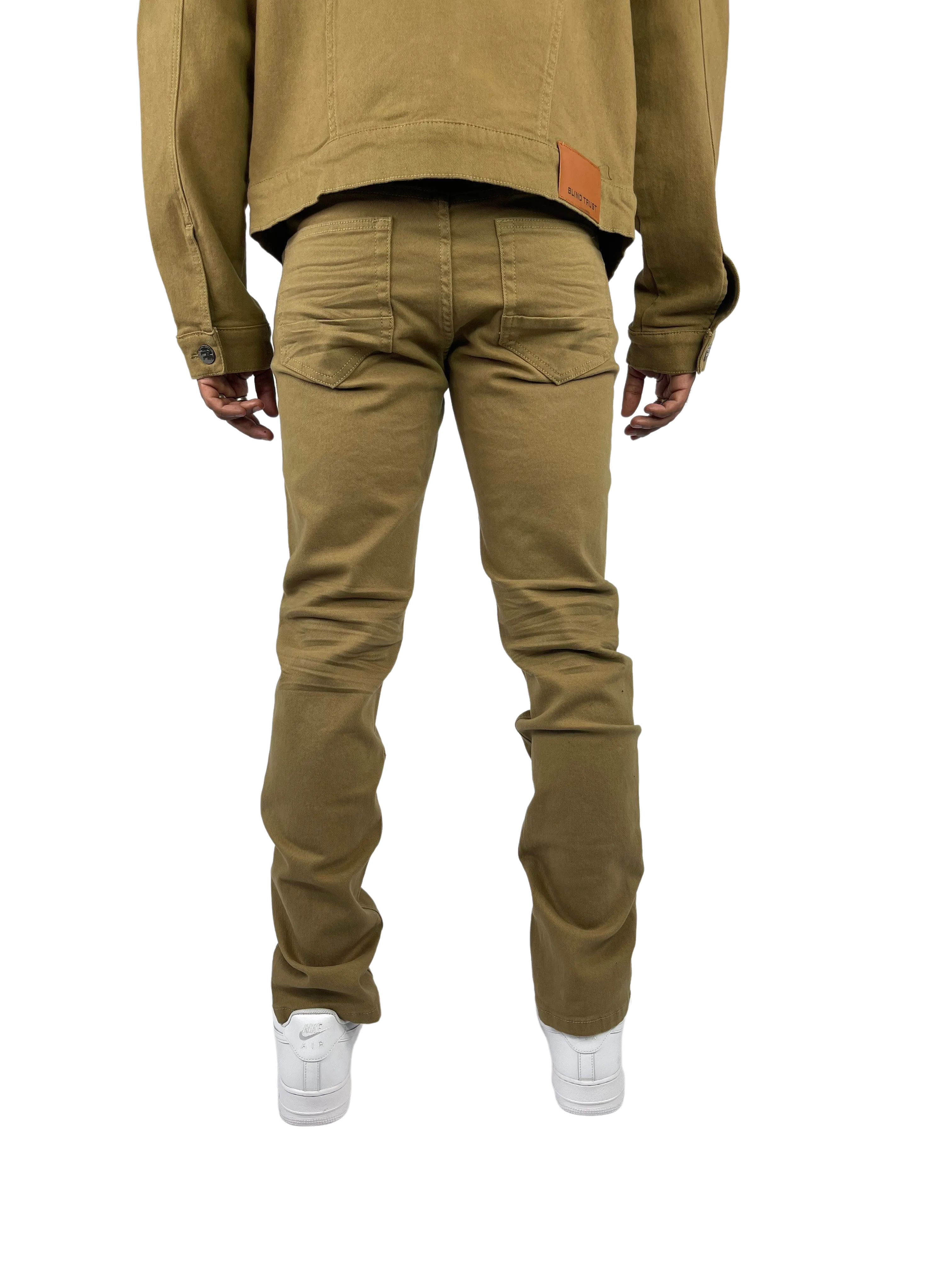 BT-BTP19800-Twill Slim-Fit Stretch Pants