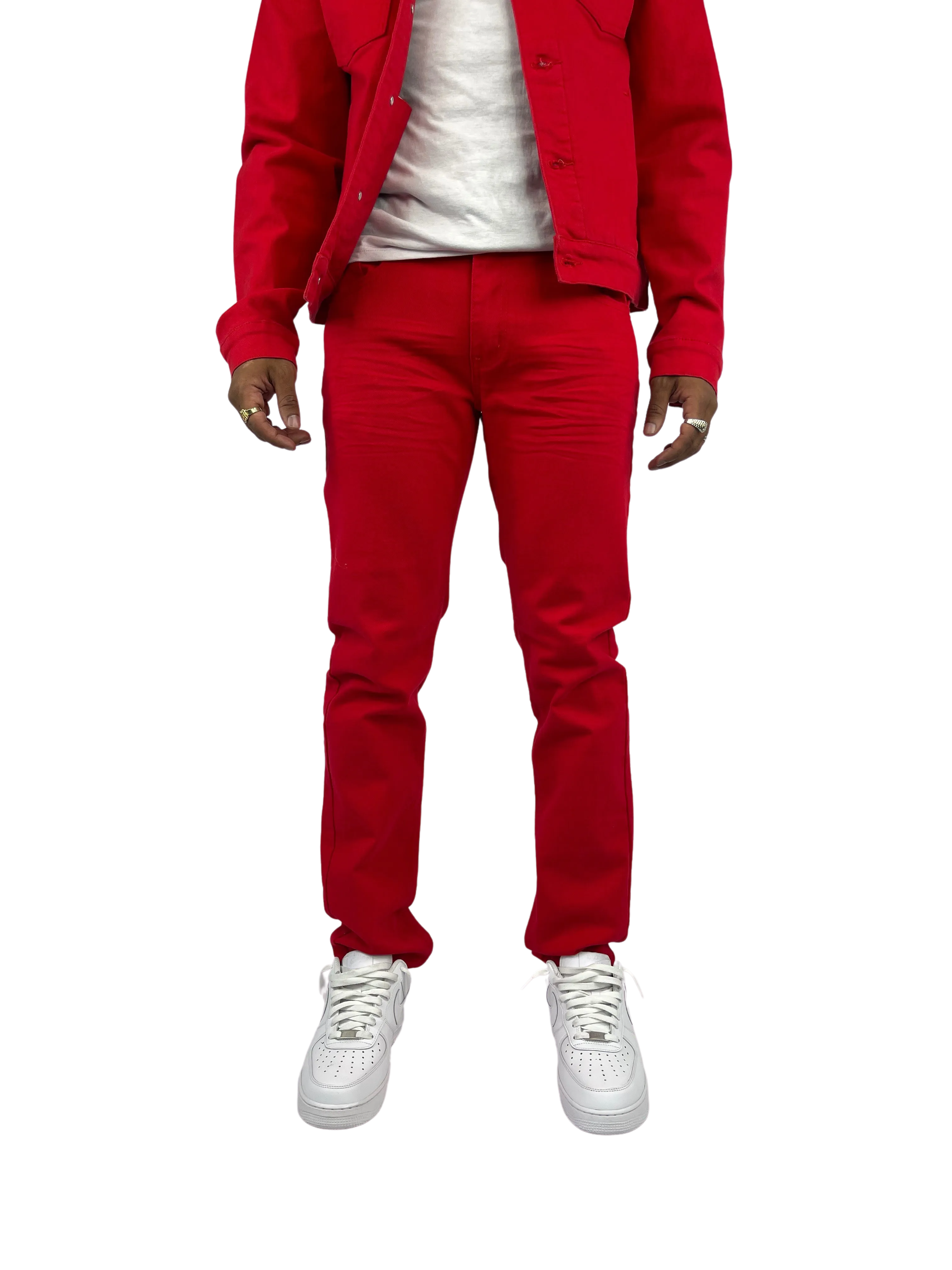 BT-BTP19800-Twill Slim-Fit Stretch Pants