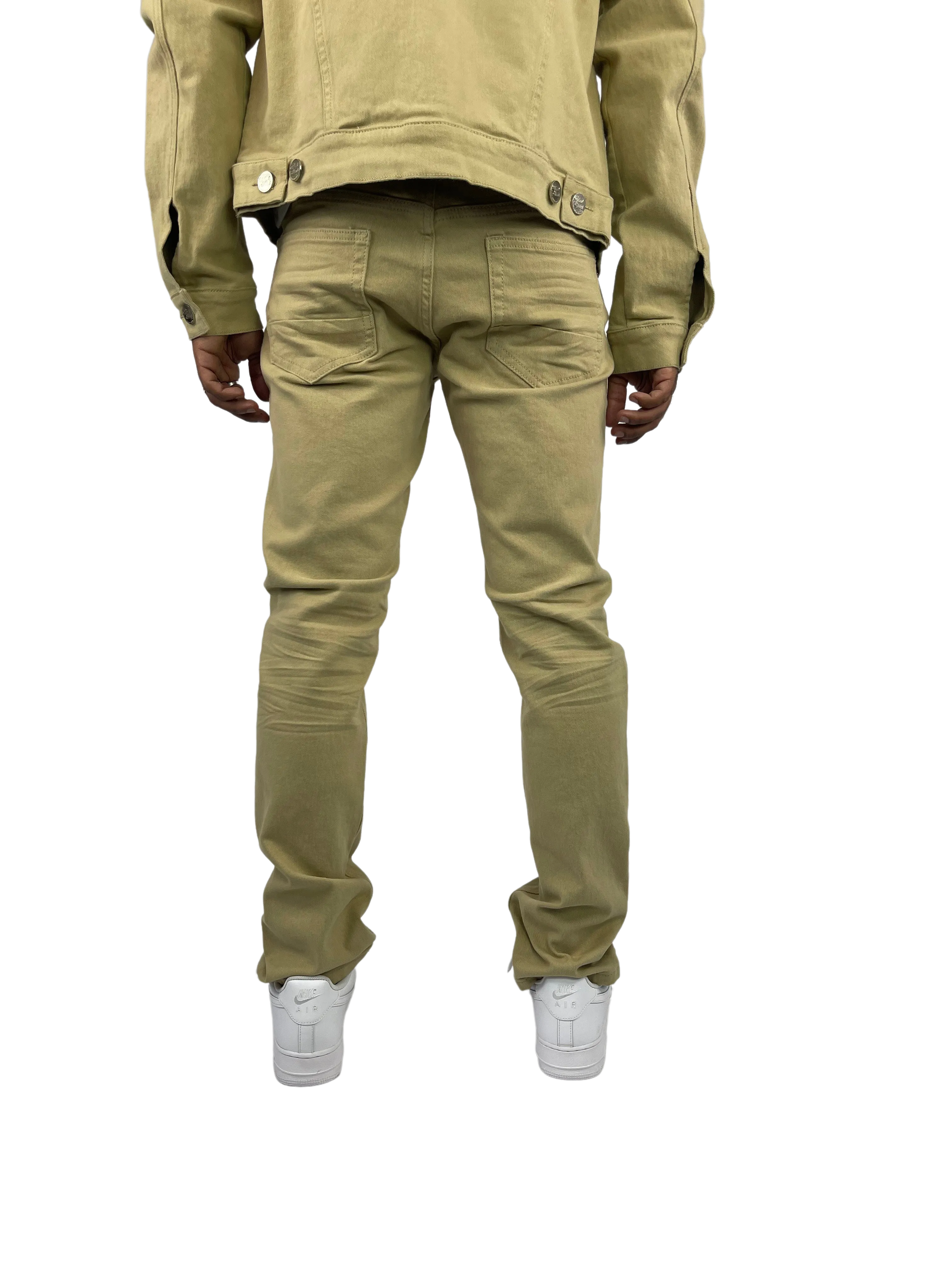 BT-BTP19800-Twill Slim-Fit Stretch Pants