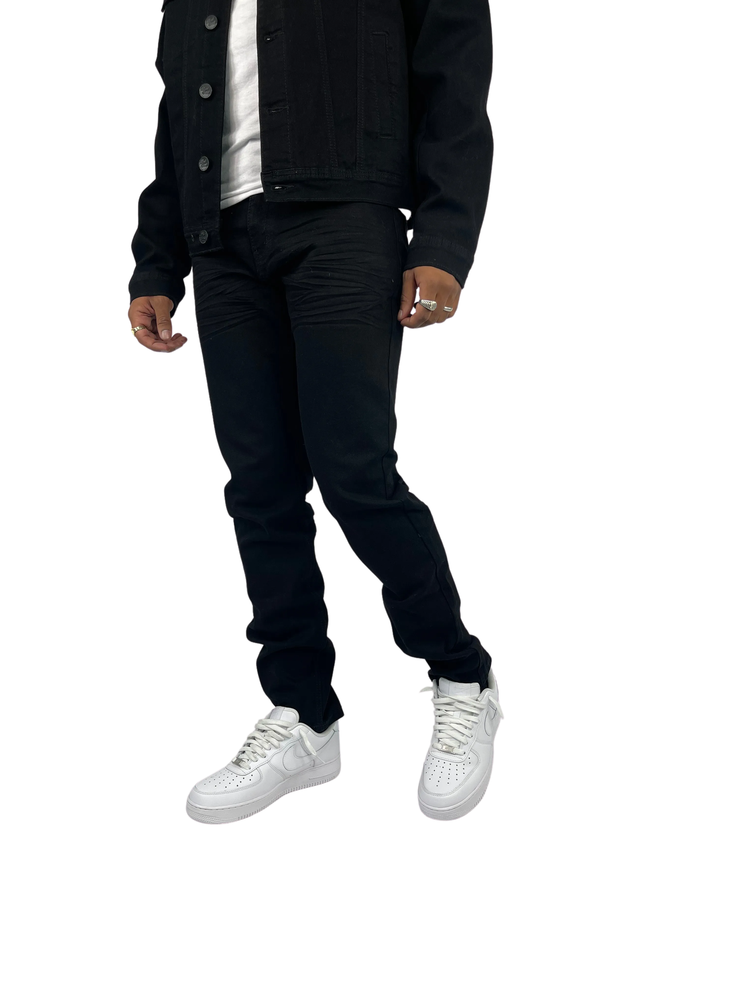 BT-BTP19800-Twill Slim-Fit Stretch Pants