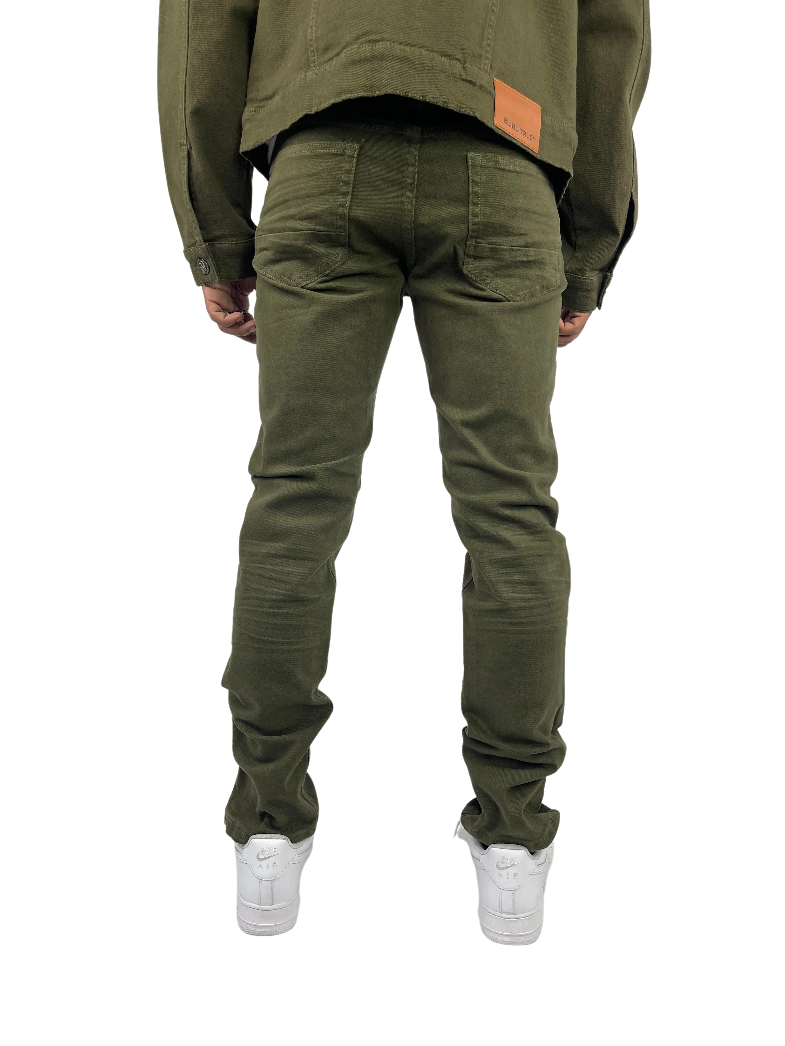 BT-BTP19800-Twill Slim-Fit Stretch Pants