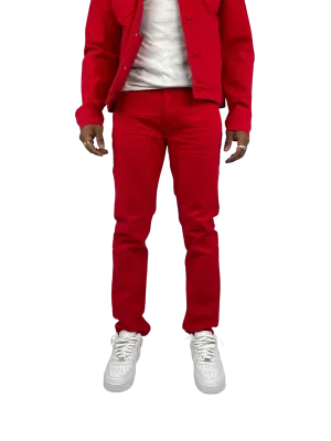 BT-BTP19800-Twill Slim-Fit Stretch Pants