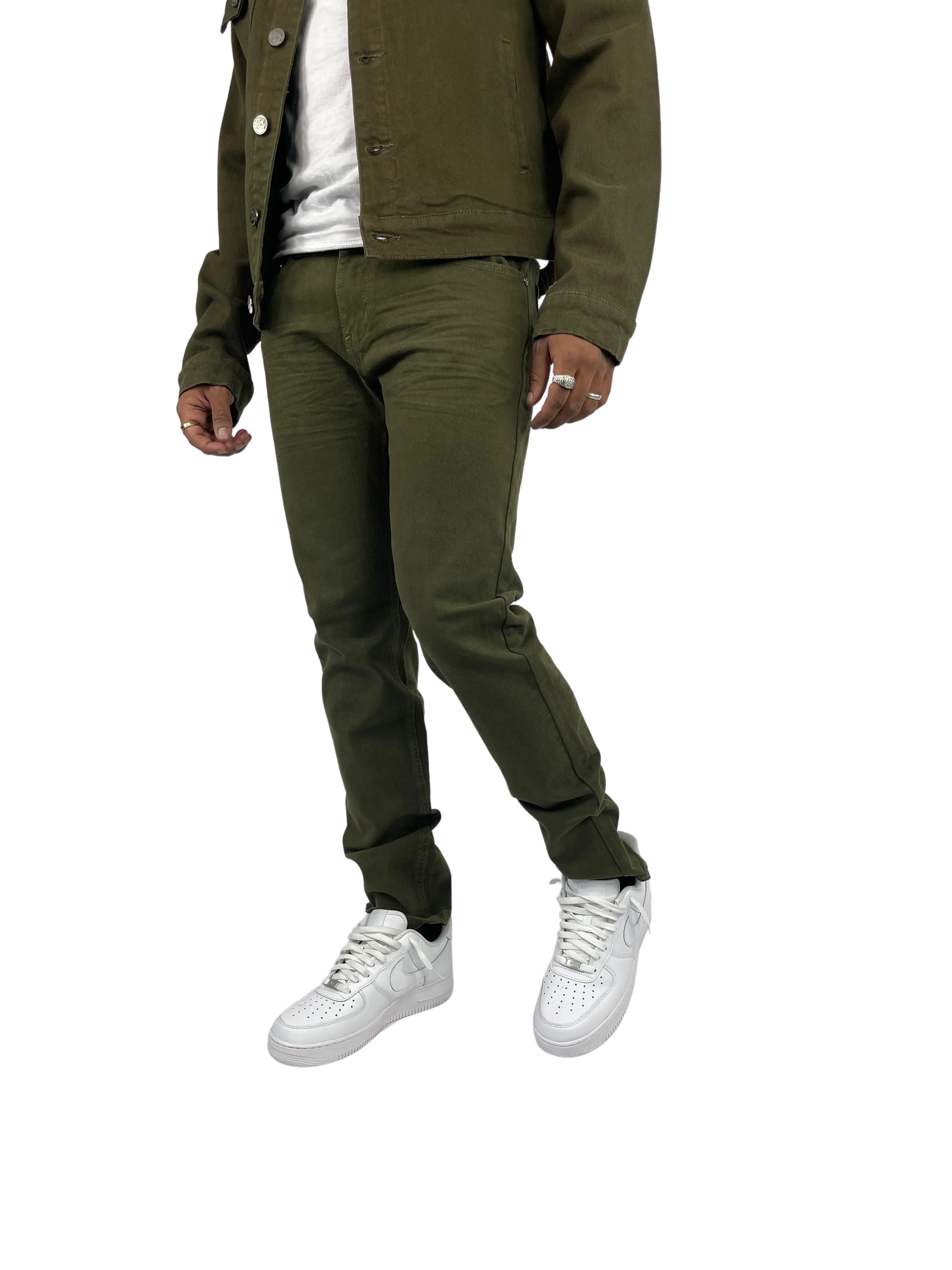 BT-BTP19800-Twill Slim-Fit Stretch Pants