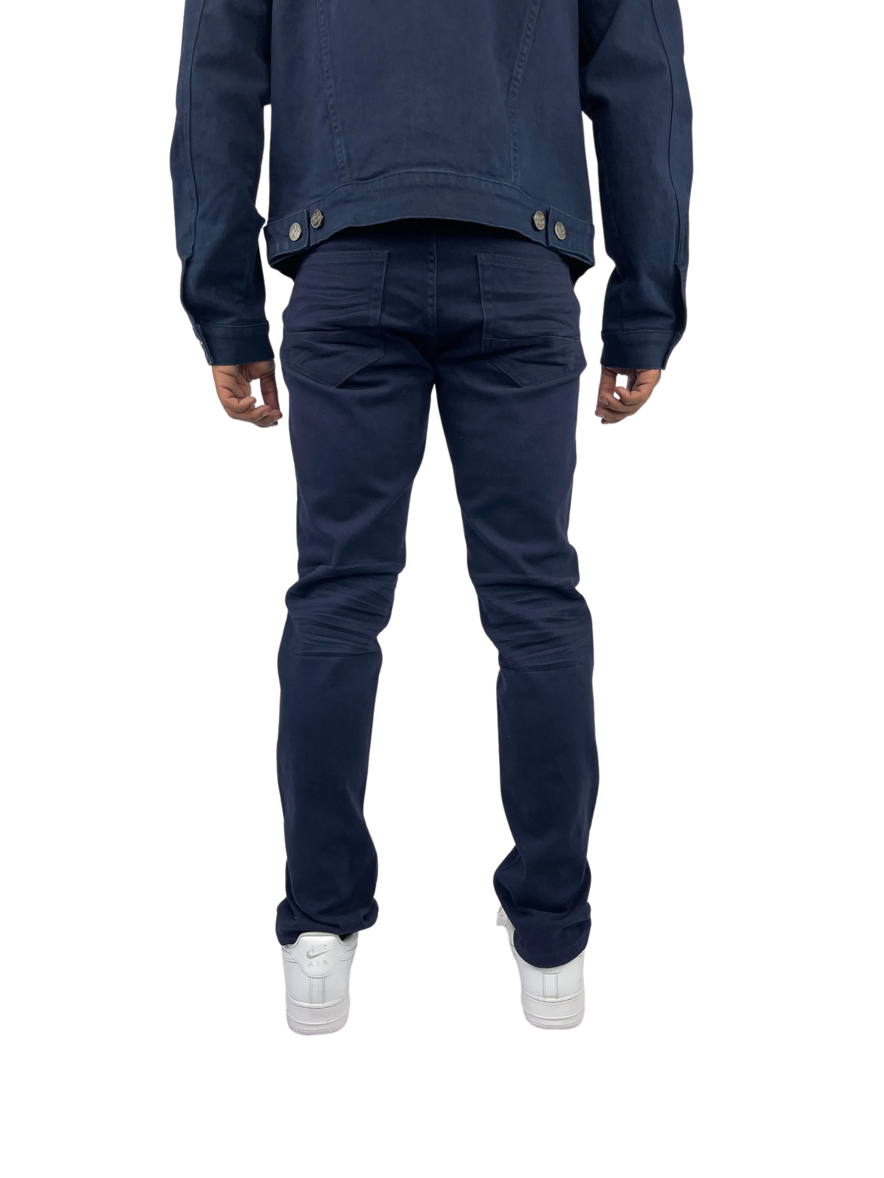 BT-BTP19800-Twill Slim-Fit Stretch Pants