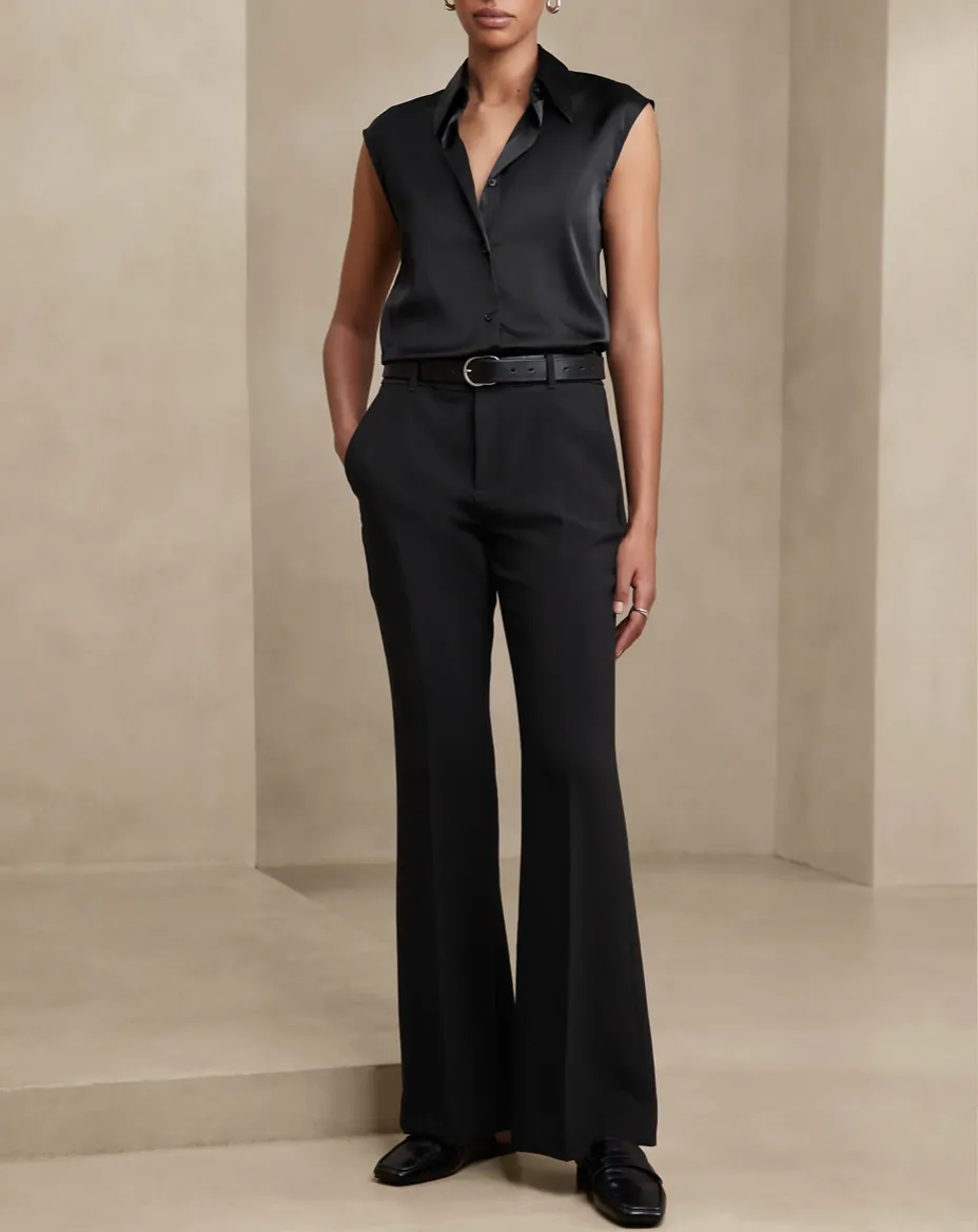 Button Collared Blouse