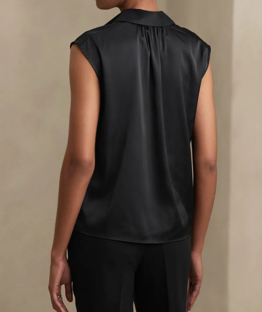 Button Collared Blouse