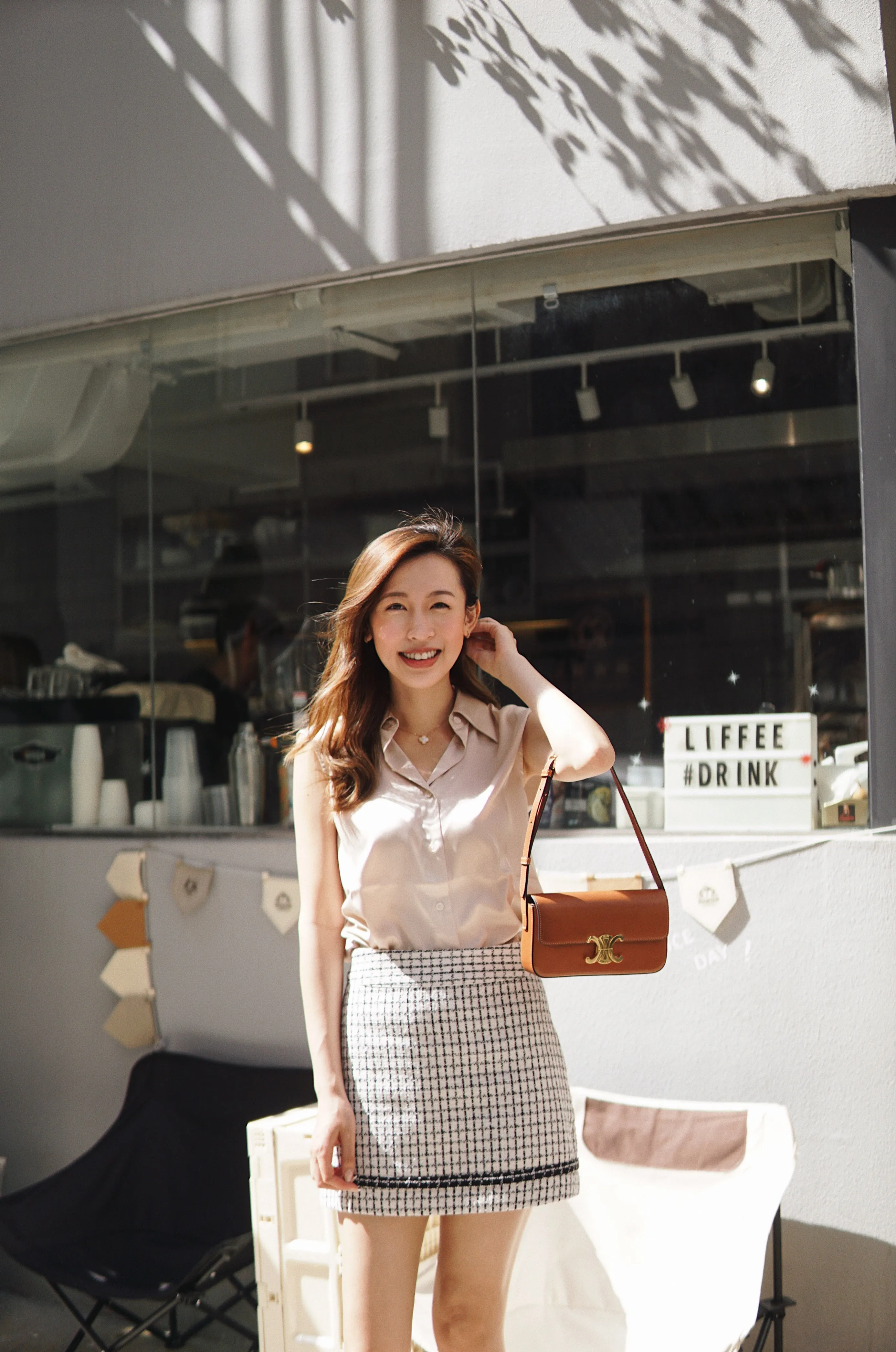 Button Collared Blouse