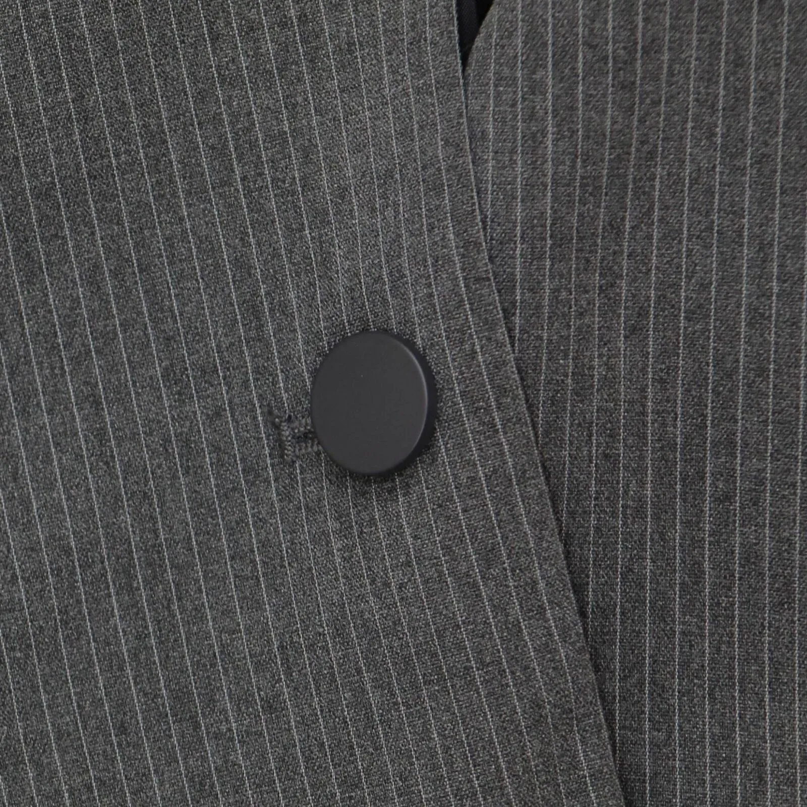 Calvin Klein Women's Pinstriped One-Button Blazer S37JS351