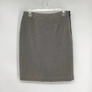 Carlisle Women’s Classic Wool Blend Pencil Skirt Black/White Knee Length Size 4