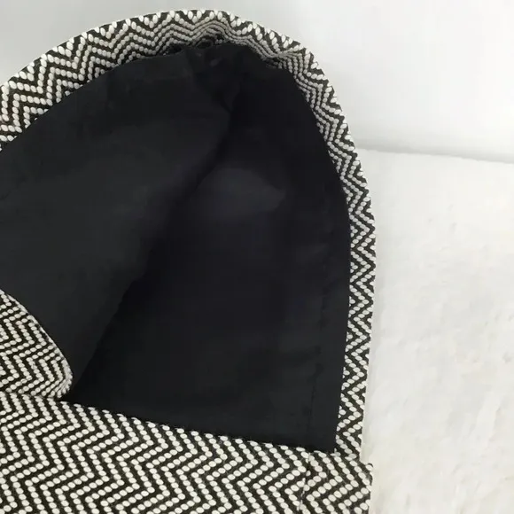 Carlisle Women’s Classic Wool Blend Pencil Skirt Black/White Knee Length Size 4