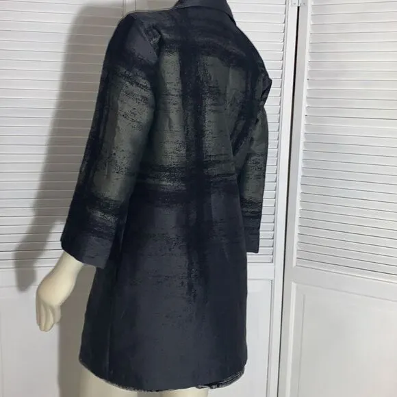 Caroline Rose Metallic Tonal Jacquard Women's Size Small