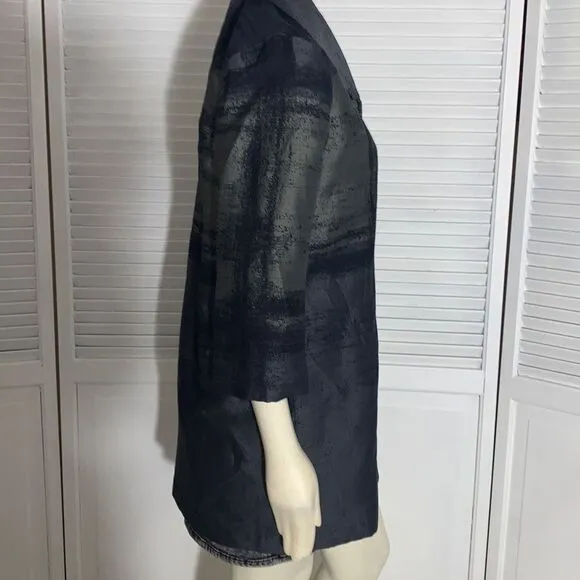 Caroline Rose Metallic Tonal Jacquard Women's Size Small