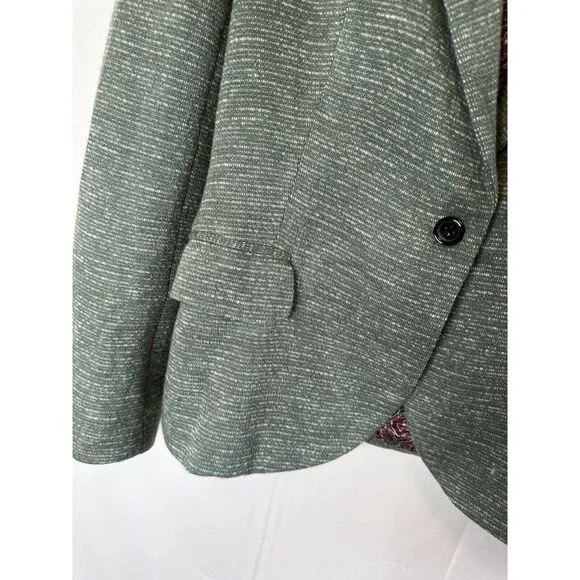 Cartionnier Anthropologie Sky &quot;Dashes Knit Blazer&quot; Jacket Size Large