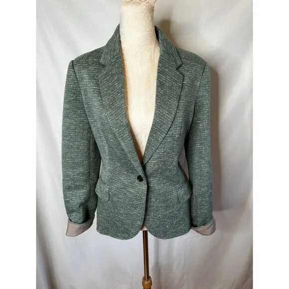 Cartionnier Anthropologie Sky &quot;Dashes Knit Blazer&quot; Jacket Size Large