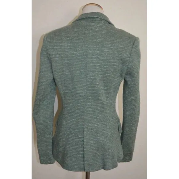 Cartionnier Anthropologie Sky &quot;Dashes Knit Blazer&quot; Jacket Size Large