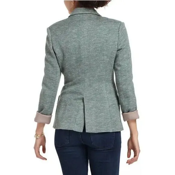 Cartionnier Anthropologie Sky &quot;Dashes Knit Blazer&quot; Jacket Size Large