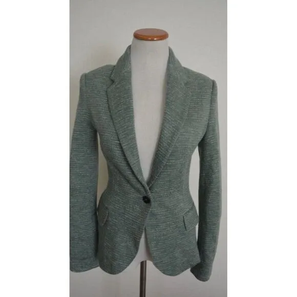 Cartionnier Anthropologie Sky &quot;Dashes Knit Blazer&quot; Jacket Size Large