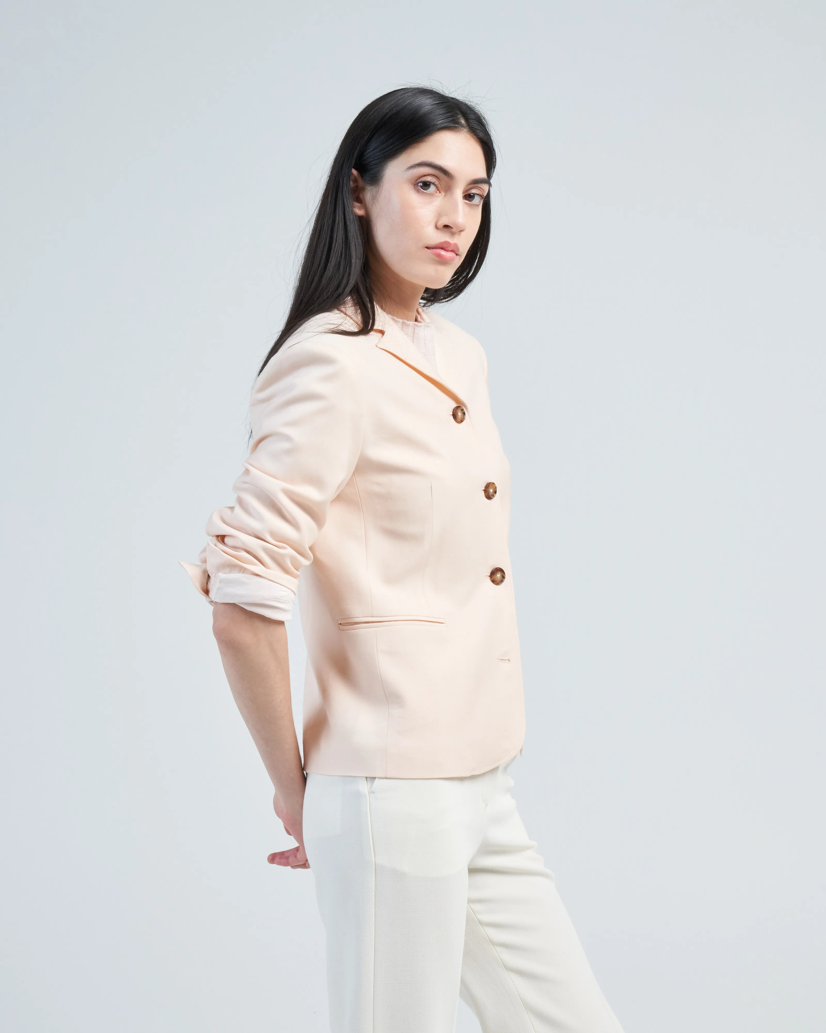 cinched blazer