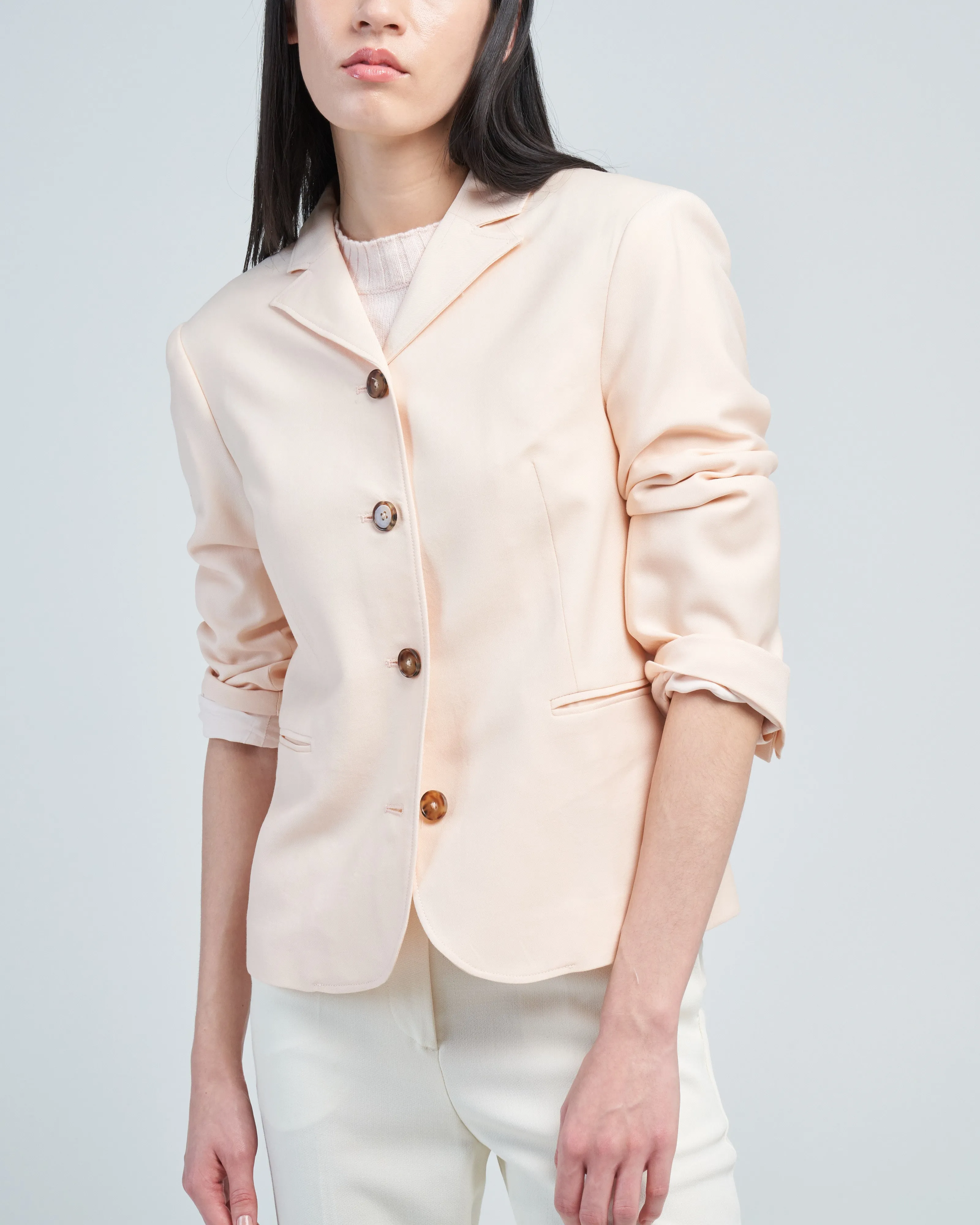cinched blazer