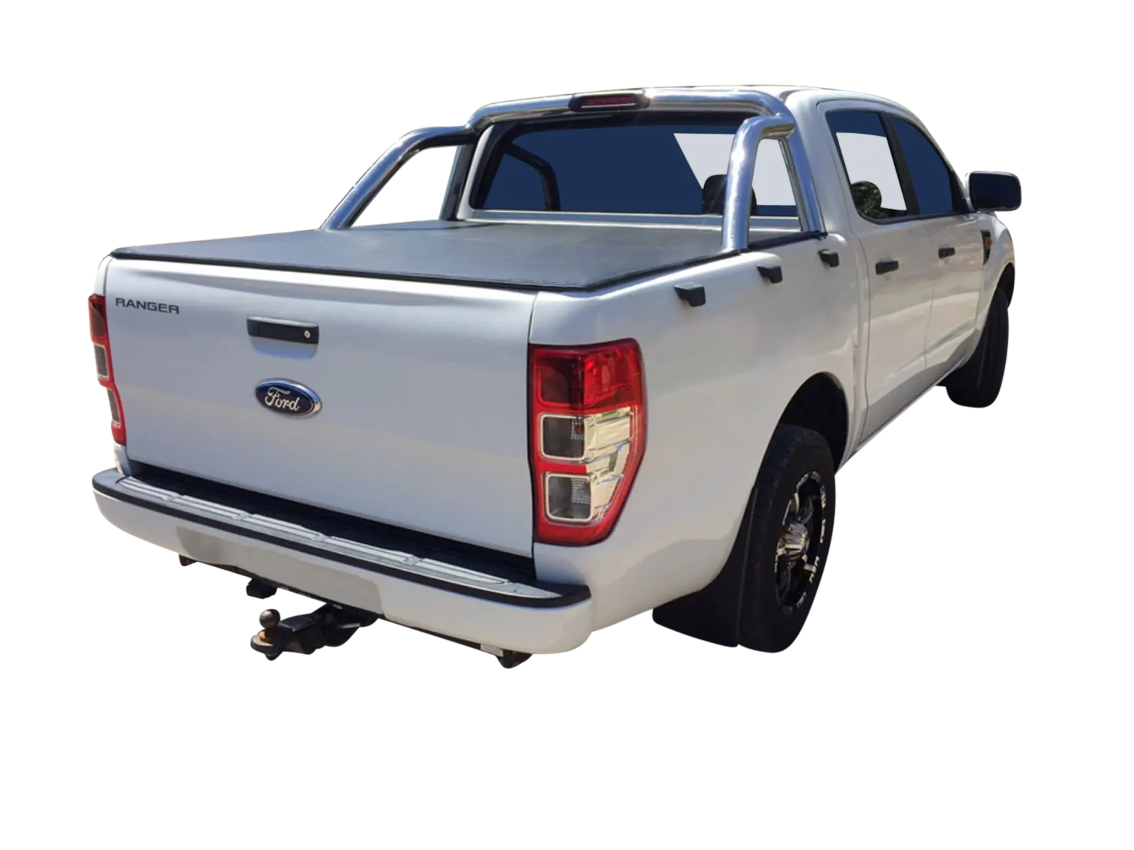 Clip On Ute Tonneau to fit Ford PX Ranger Dual Cab Nov 2011 - June 2022 - Fitted with factory Sports Bars