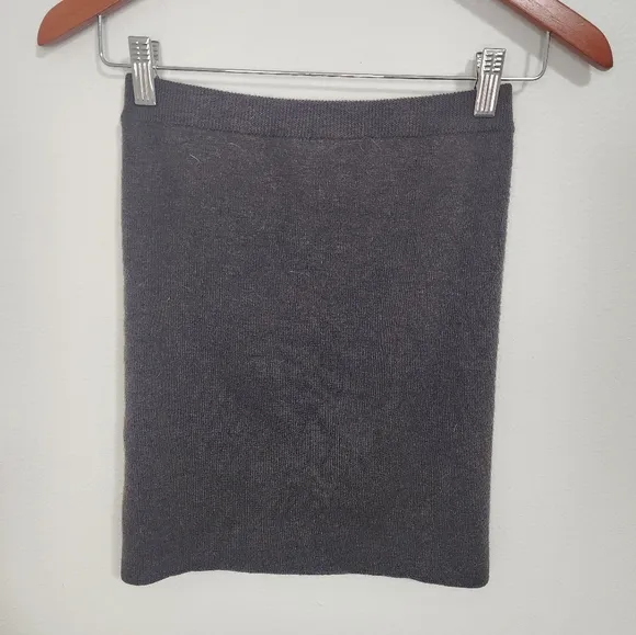 Club Monaco brown wool skirt