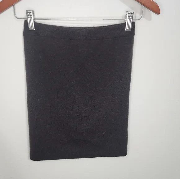 Club Monaco brown wool skirt