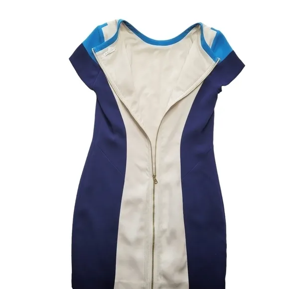 Club Monaco Color Block Mini Dress Size 8