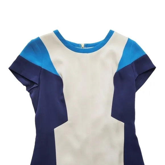 Club Monaco Color Block Mini Dress Size 8