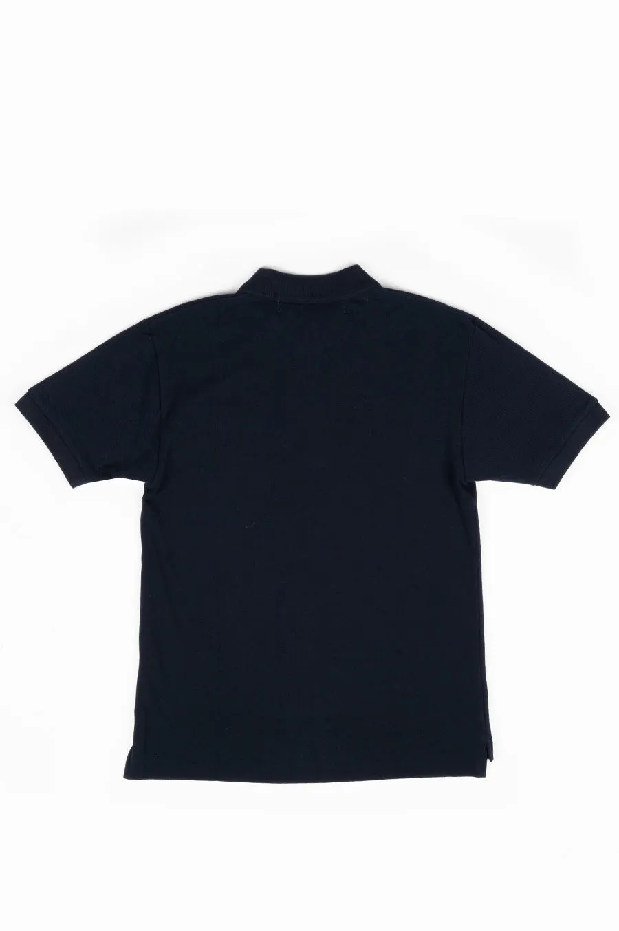 COMME DES GARCONS PLAY POLO TSHIRT NAVY RED HEART