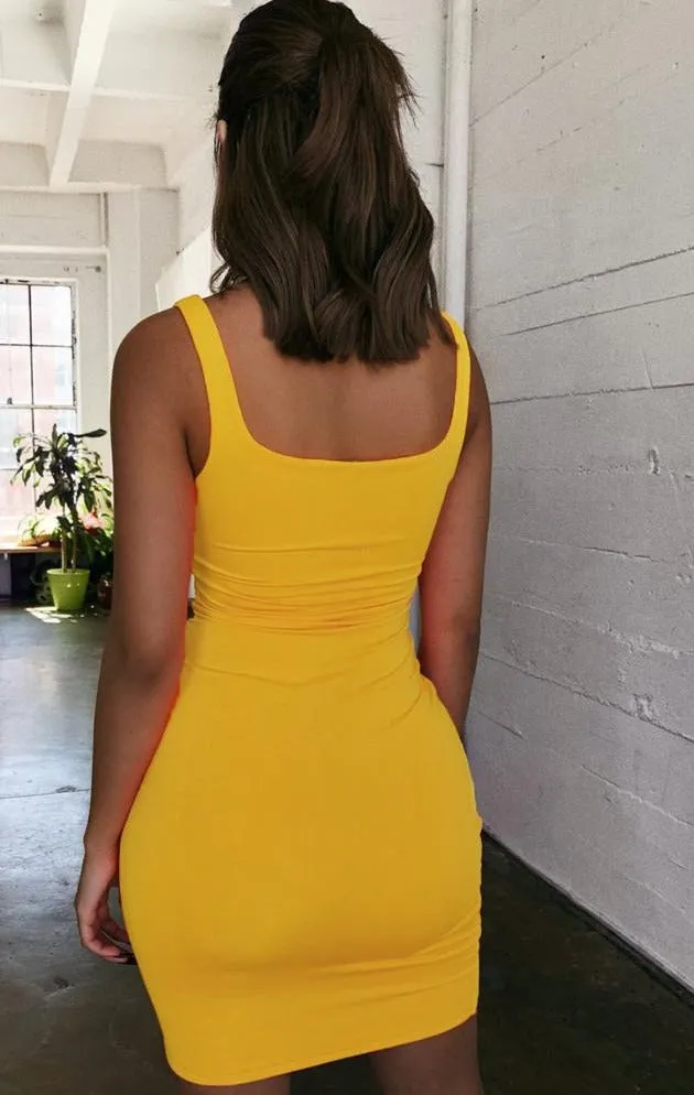 COPA CABANA Bodycon Resort Wear Sleeveless Club Dress