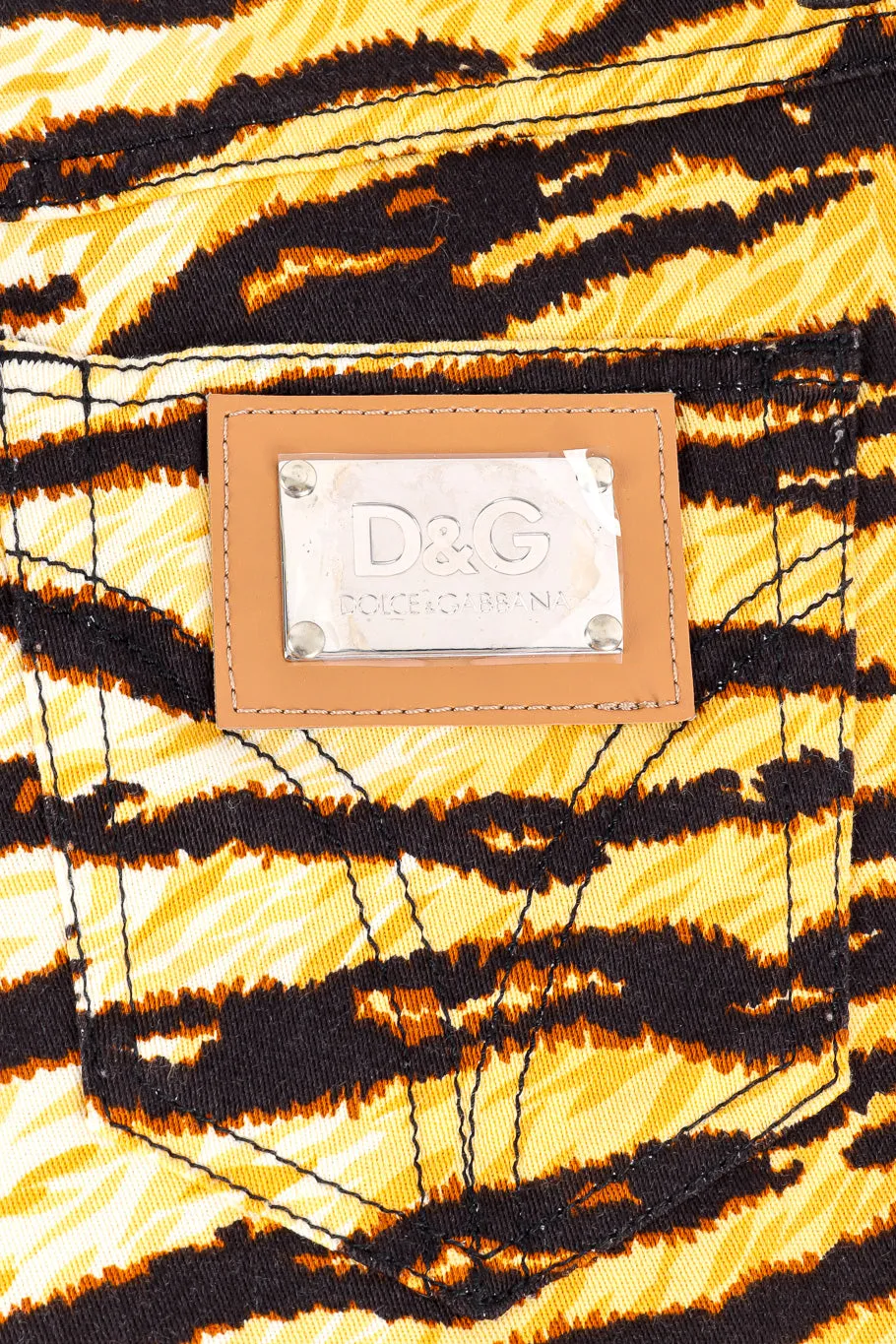 Cotton Animal Print Skirt