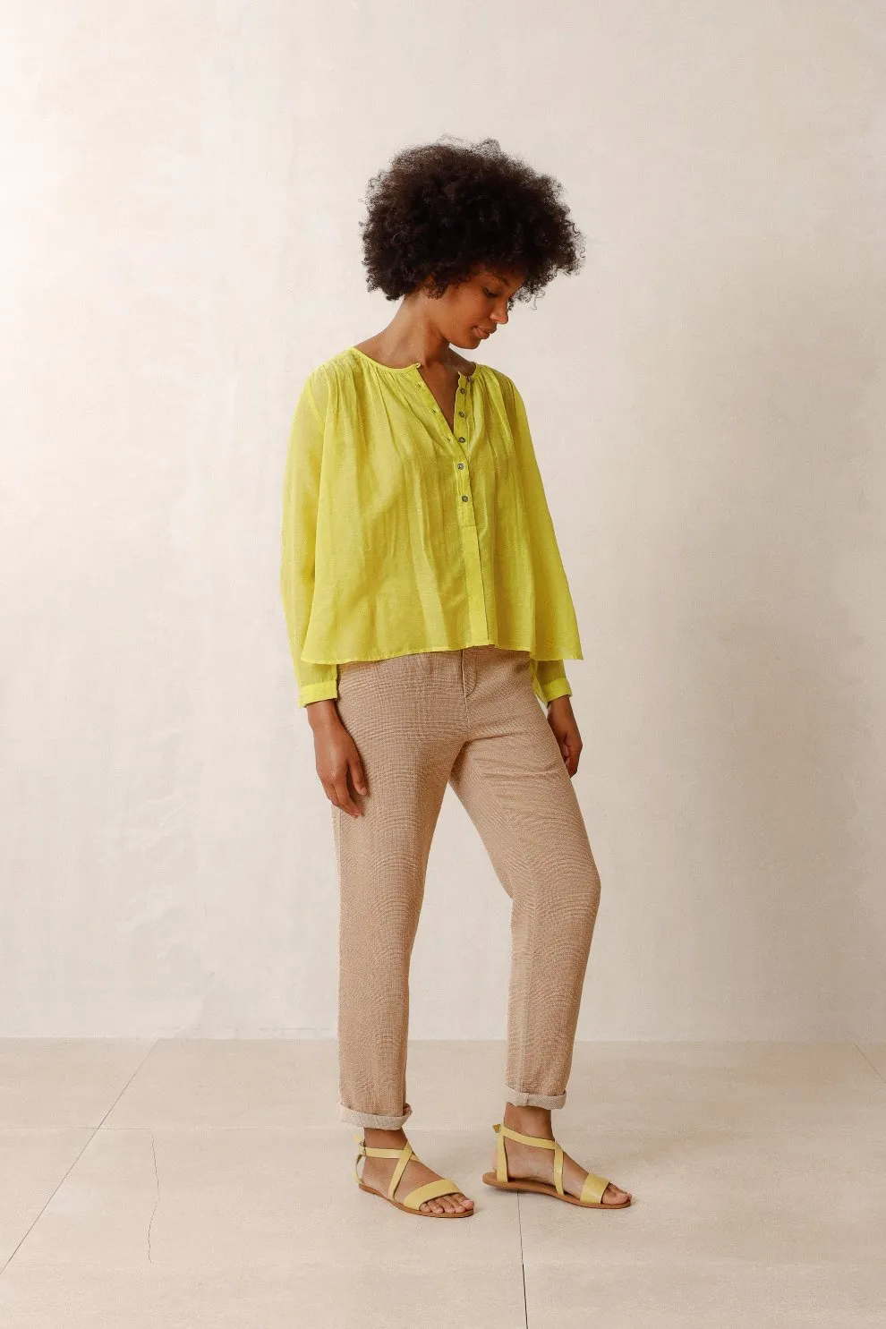 Cotton Shirt Lime