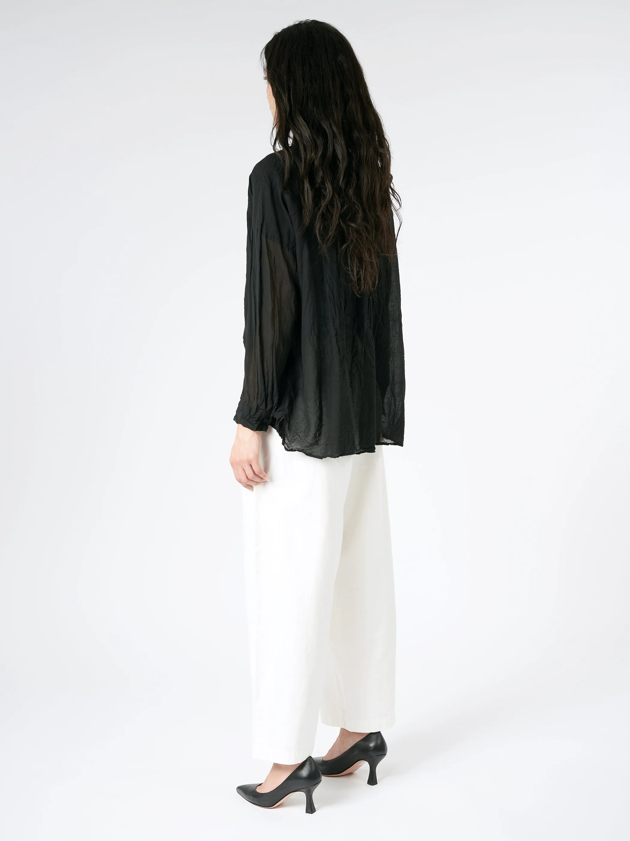 Crinkle Wine Dye Blouse
