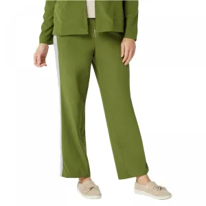 Cuddl Duds Plus Size Stretch Woven Lounge Pants with Tuxedo Stripe Detail