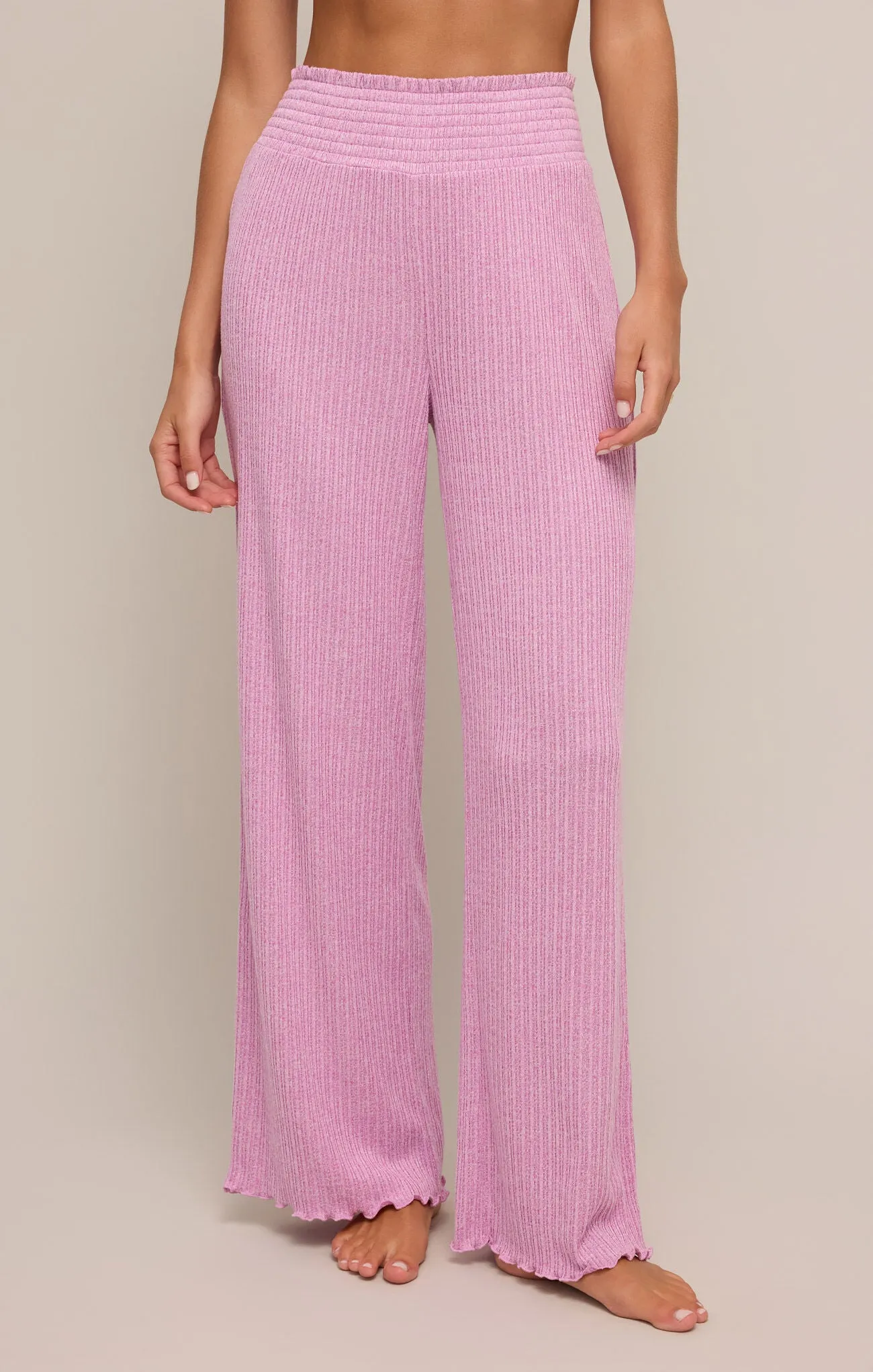 Dawn Smocked Rib Pant