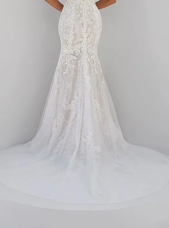 Demetrios Size 10 SK07 Ivory/Nude Bridal Separates