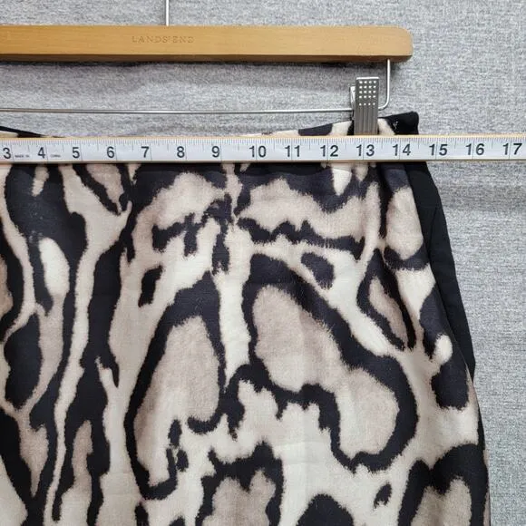 DIANE VON FURSTENBERG ANIMAL PRINT PENCIL SKIRT, SIZE 8120