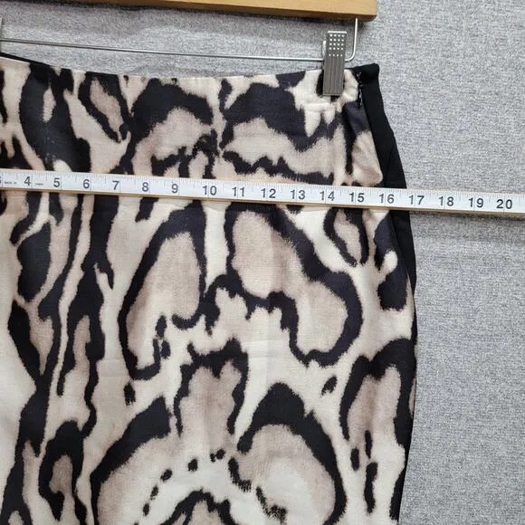 DIANE VON FURSTENBERG ANIMAL PRINT PENCIL SKIRT, SIZE 8120