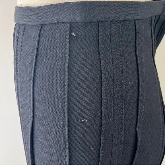 Dolce &amp; Gabbana Black Leopard Pencil Skirt, Small