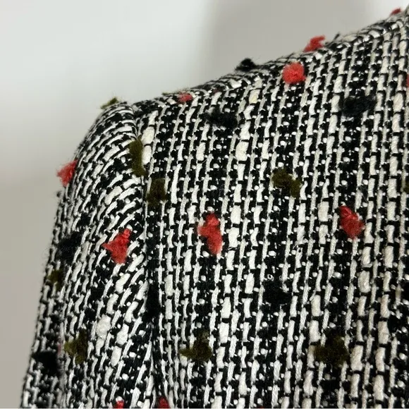 Doncaster Open Blazer Jacket Silk Textured Size 6