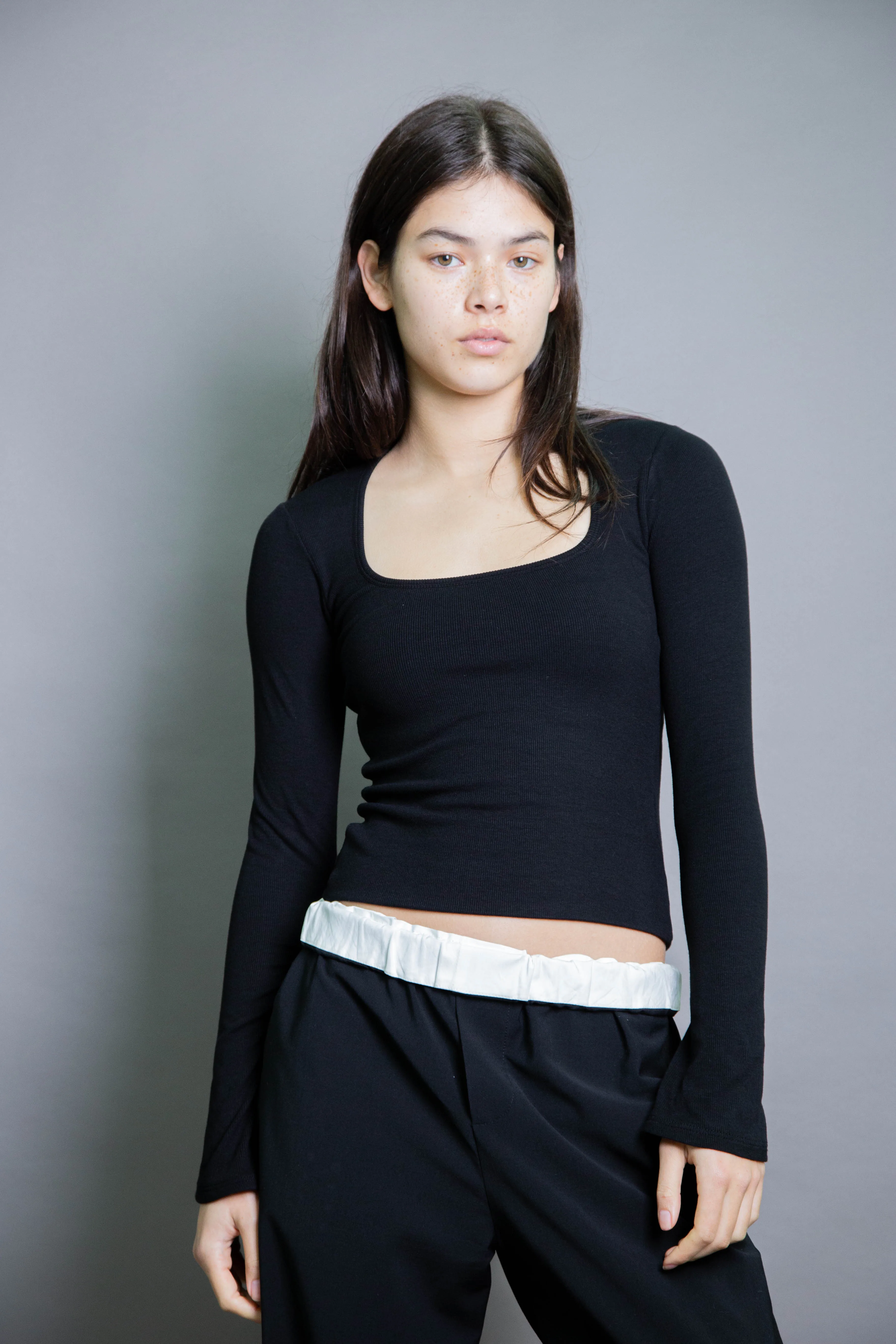 Duo Trouser - Black Stretch Wool (PO)