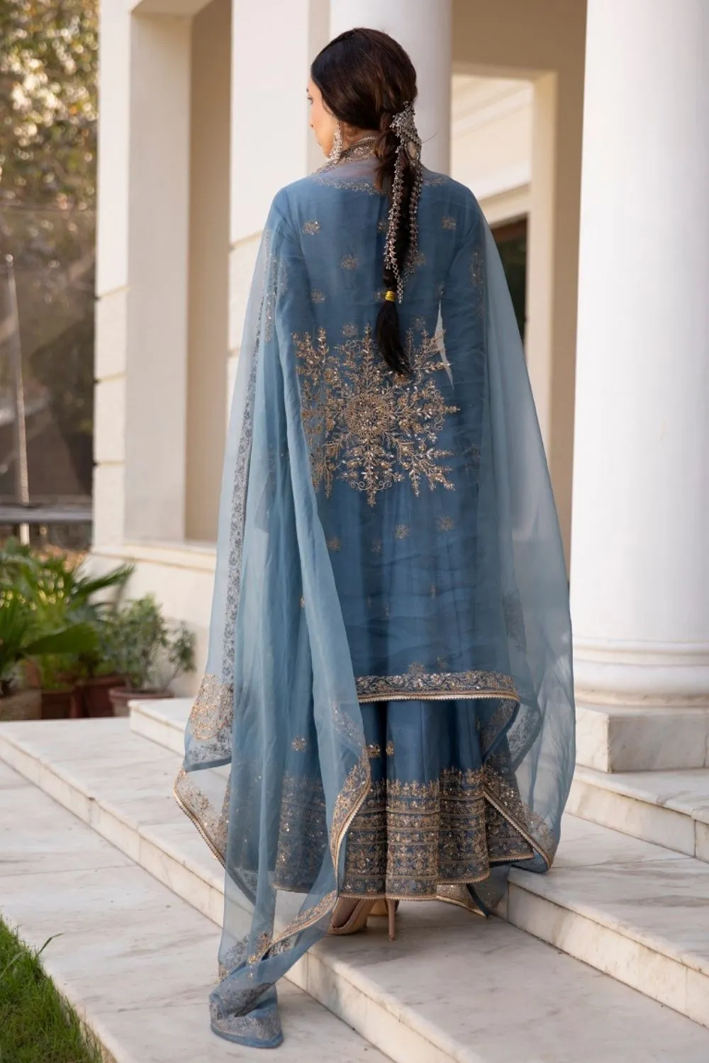 Dusty Blue Jacket Suit