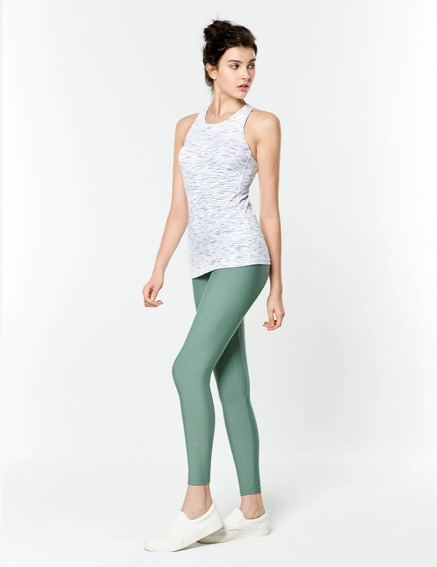 easyoga LA-VEDA Chummy Core Tights2 - G05 Bean Green