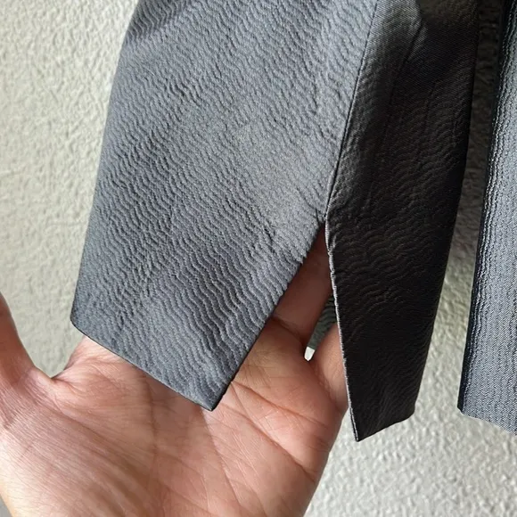 EILEEN FISHER Textured 100% Silk Blazer Jacket MP