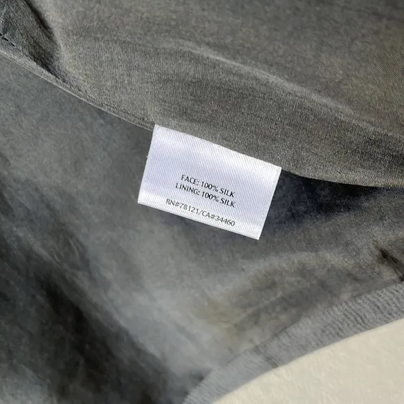 EILEEN FISHER Textured 100% Silk Blazer Jacket MP